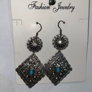 Silver earrings
